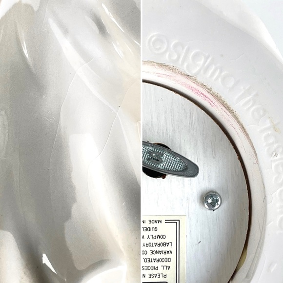 Rare Vintage Taste Setter by SIGMA Pierrot with Heart Ceramic Clown Music Box - Picture 16 of 17